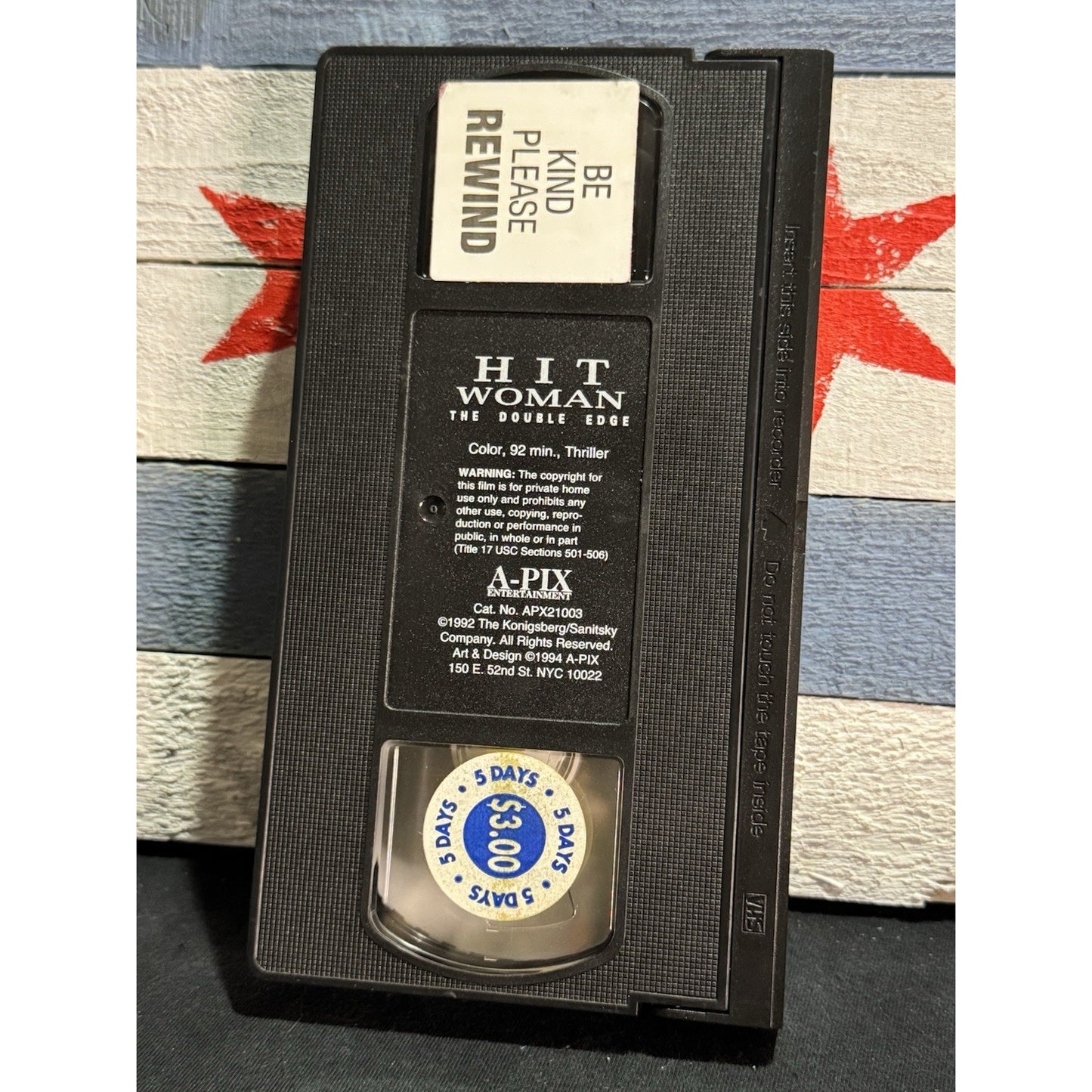 Hit Woman The Double Edge - VHS Used