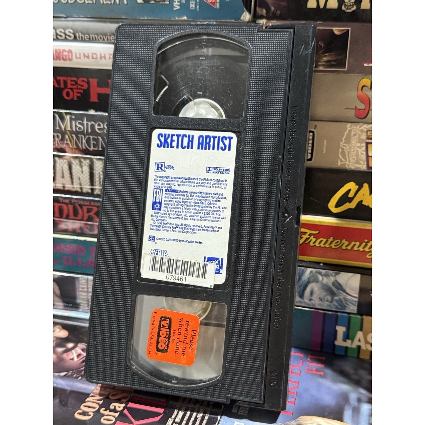 Sketch Artist - VHS Used