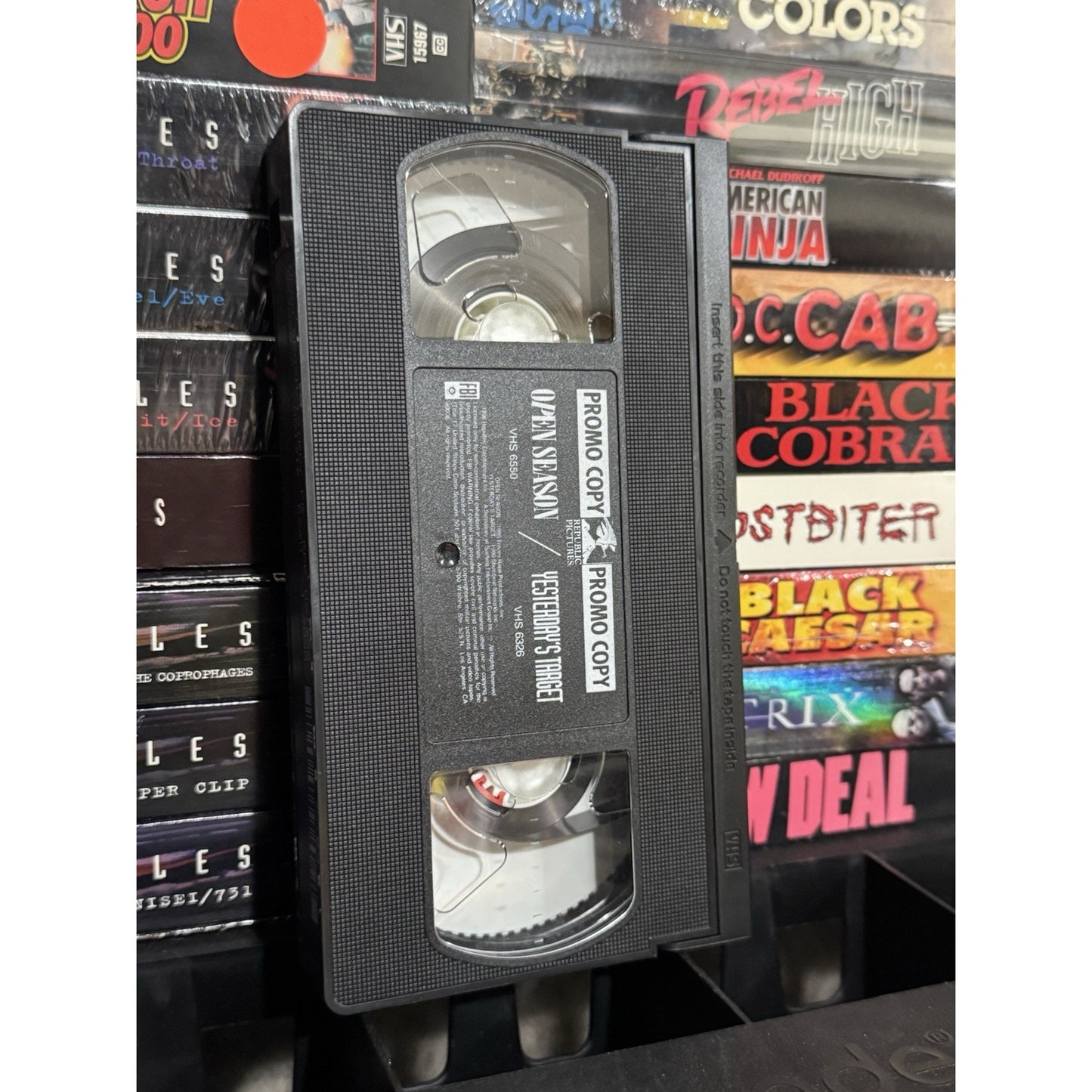 Yesterdays Target / Open Season Double Promo Screener - VHS Used
