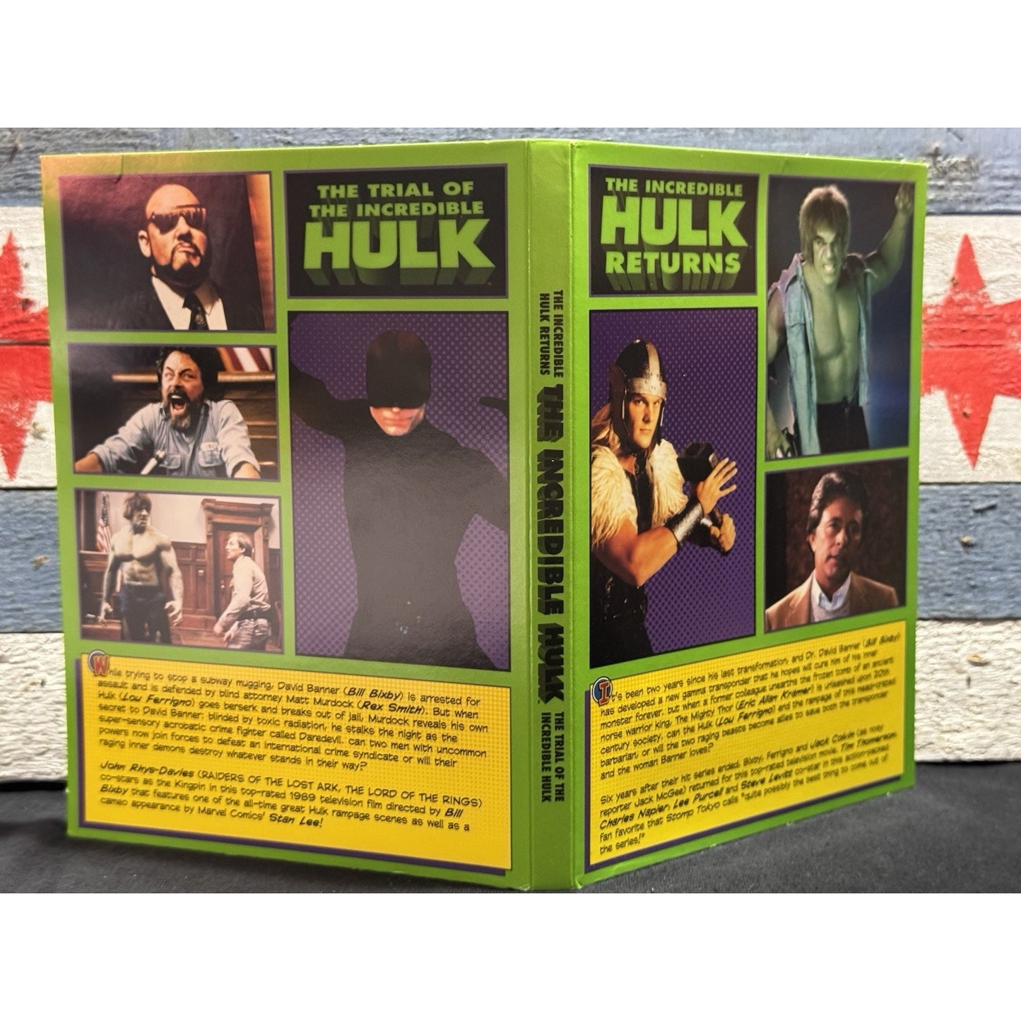 The Incredible Hulk Returns & The Trial of the Incredible Hulk - DVD Used