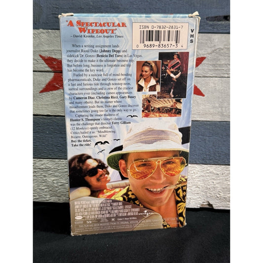 Fear and Loathing in Las Vegas - VHS Used