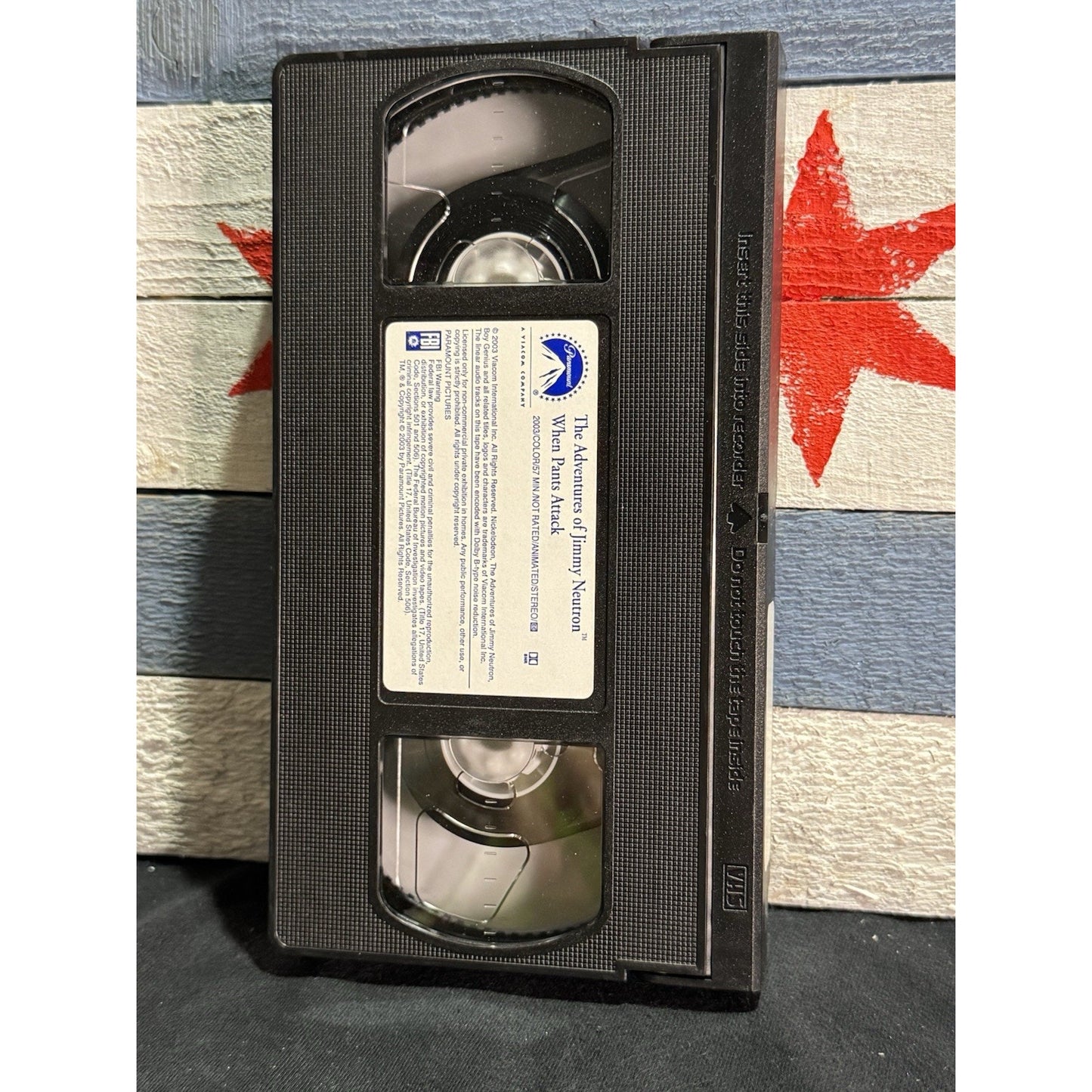 The Adventures Of Jimmy Neutron When Pants Attack - VHS Used