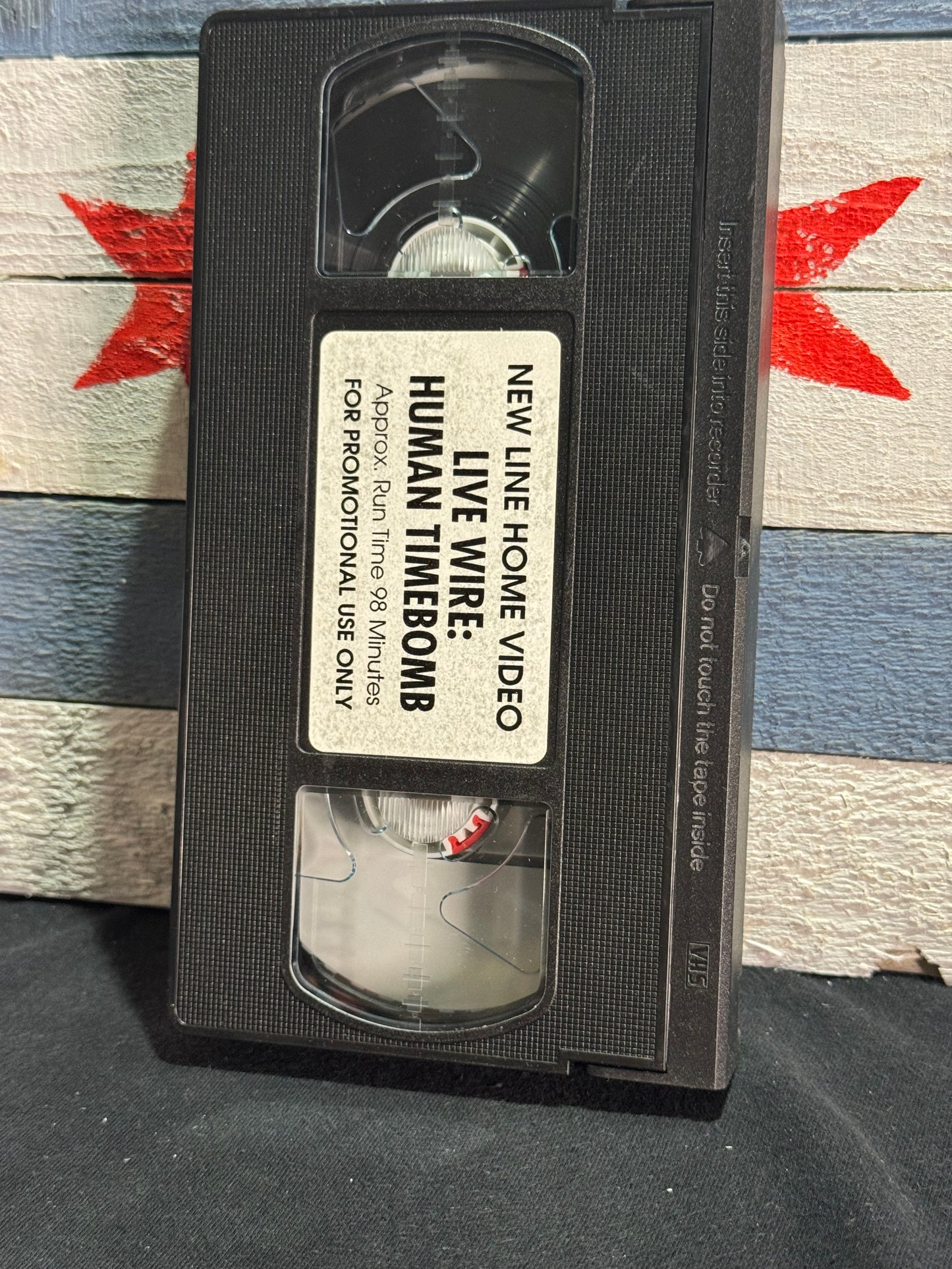 Live Wire: Human Timebomb Promo Screener - VHS Used