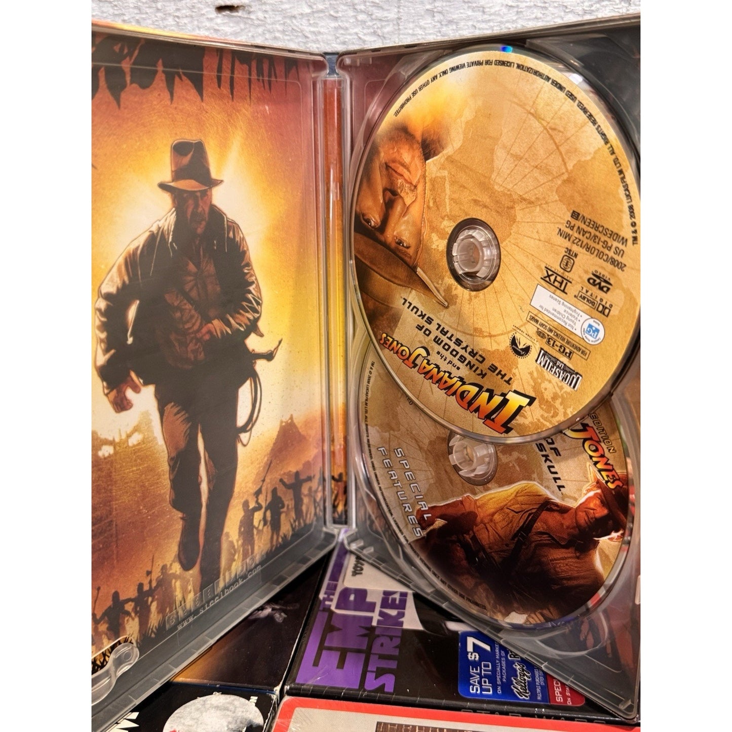 Indiana Jones Kingdom of the Crystal Skull Steelbook - DVD Used