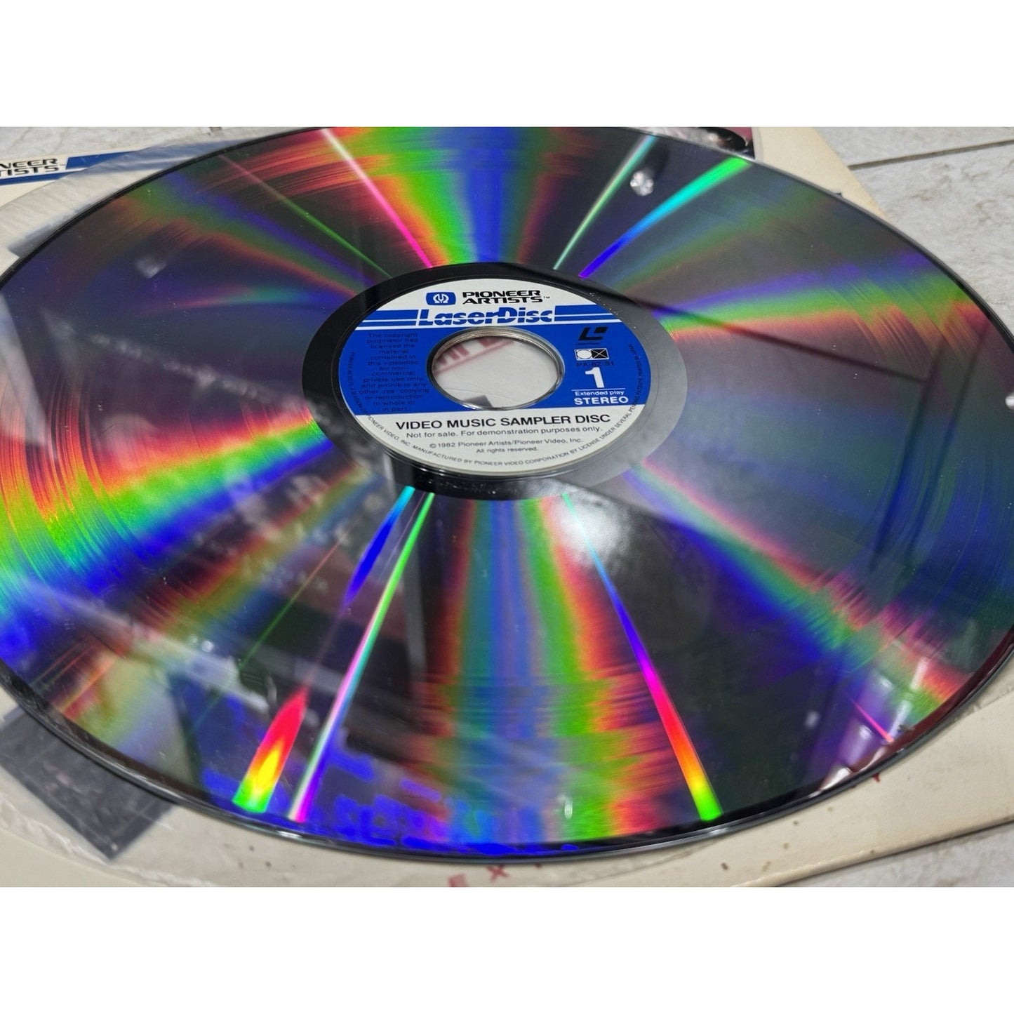 Video Music Sampler Disc - Laserdisc Used