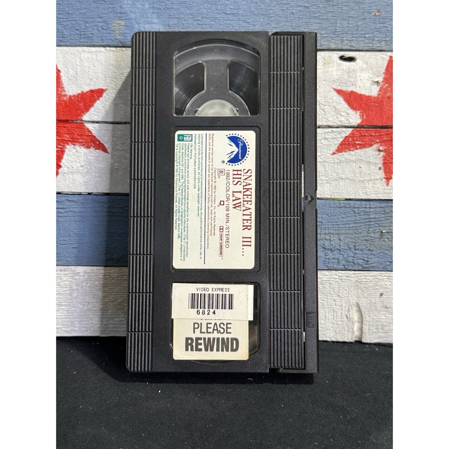 Snake Eater 3 : His Law - VHS Used
