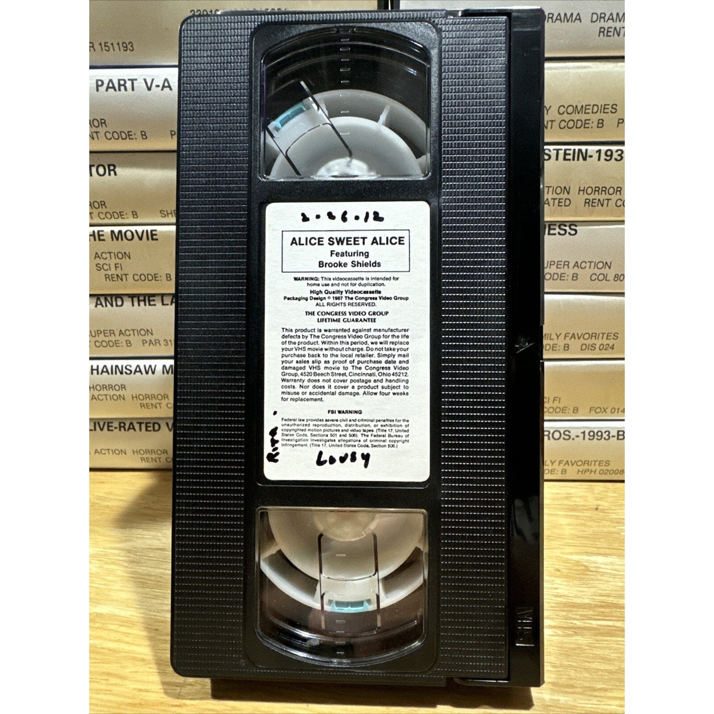 Alice Sweet Alice - VHS Used