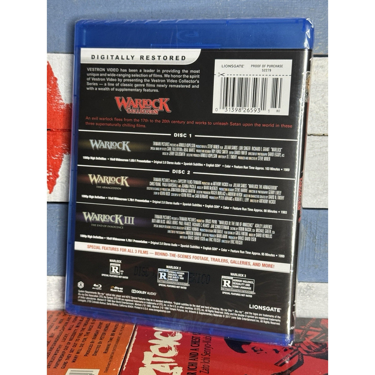 Warlock Collection Vestron Video Collector's Series - Blu-ray