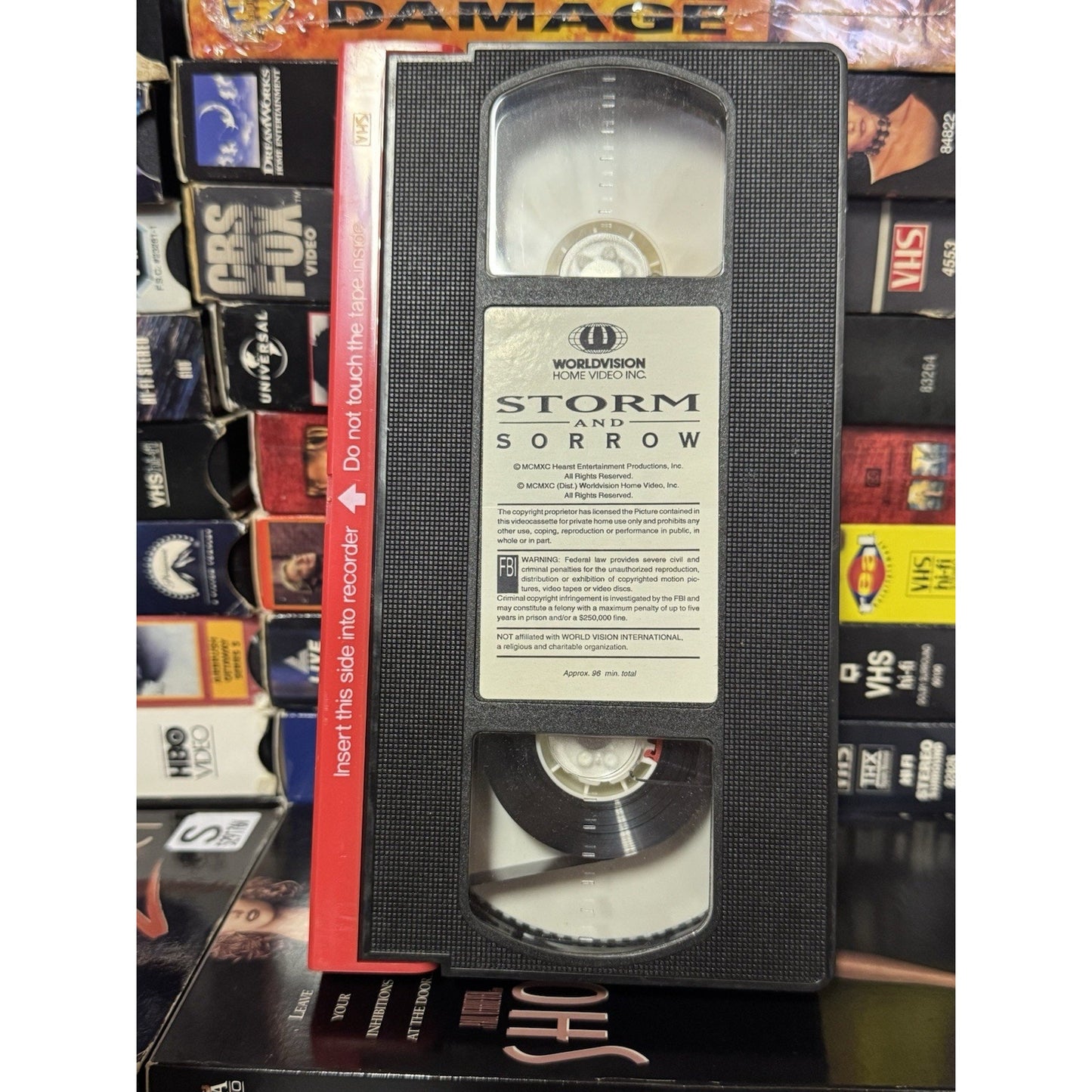 Storm And Sorrow Promo Screener - VHS Used