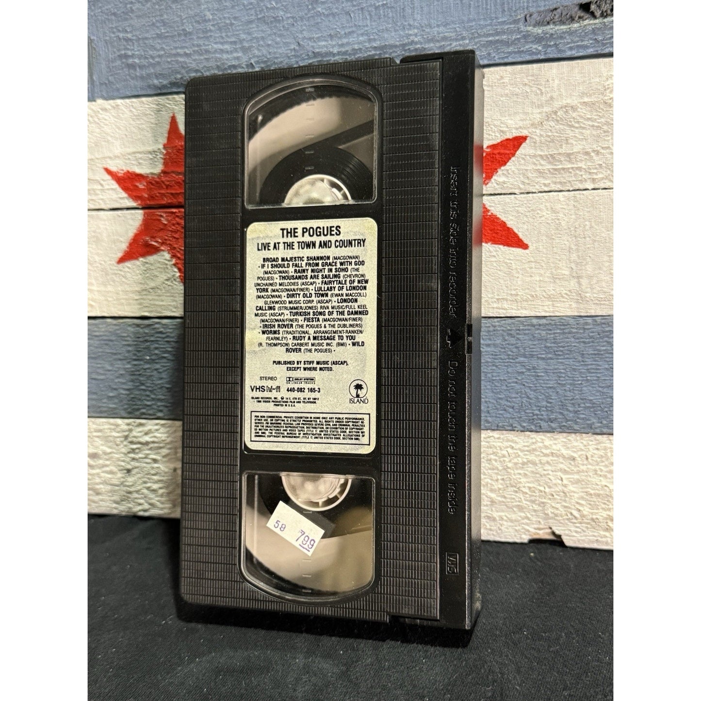 The Pogues Live At The Town And Country - VHS Used