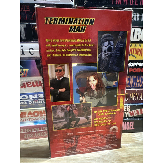 Termination Man Promo Screener - VHS Used