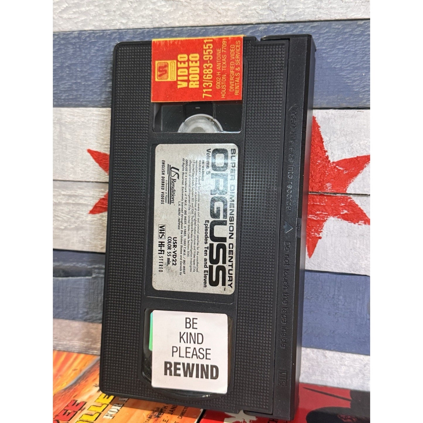 Super Dimension Century Orguss Vol. 5 - VHS Used