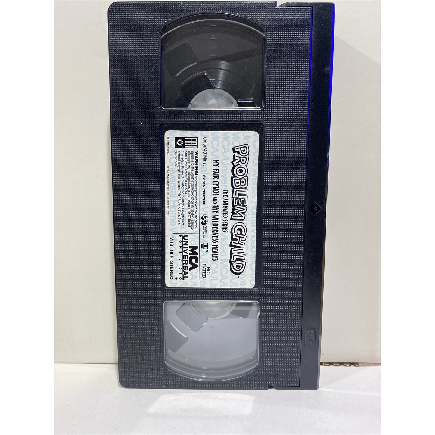 Problem Child : Animated Series My Fair Cyndi Factory & Wilderness Healy’s - VHS Used