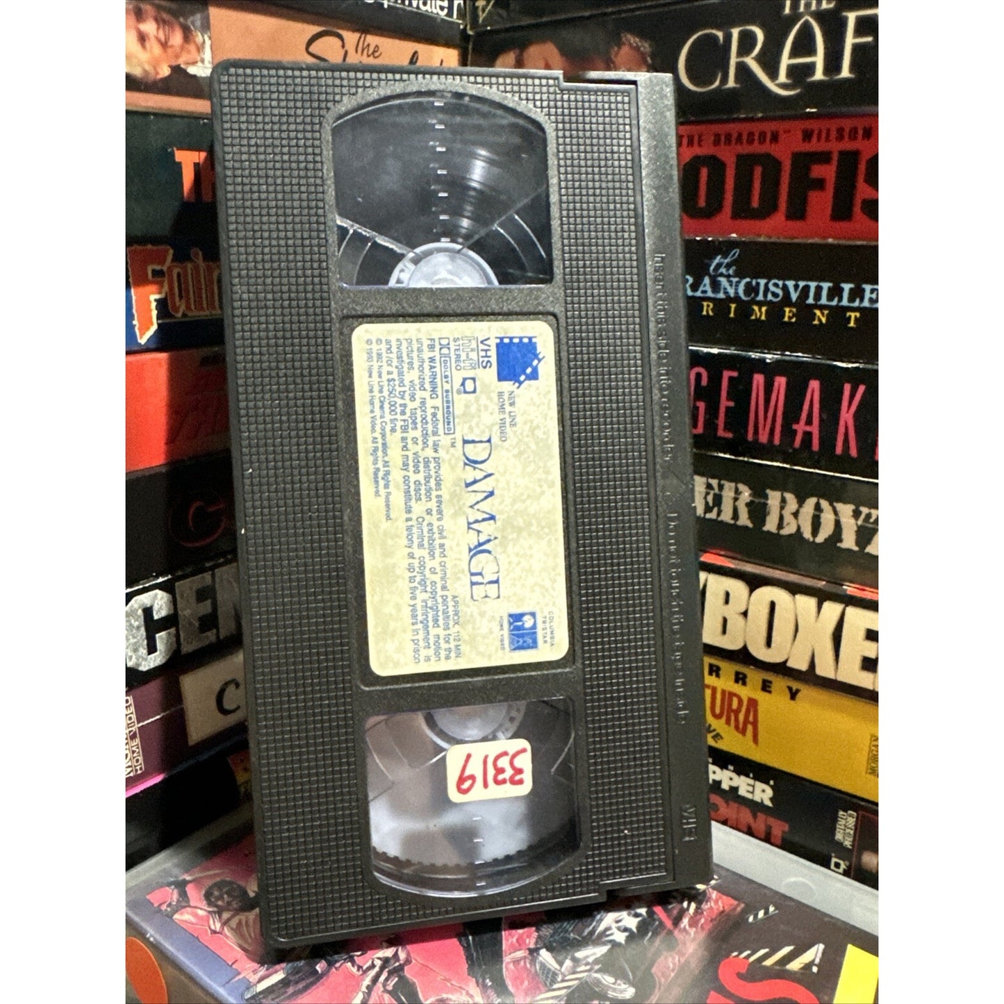 Damage Unrated Director's Cut - VHS Used