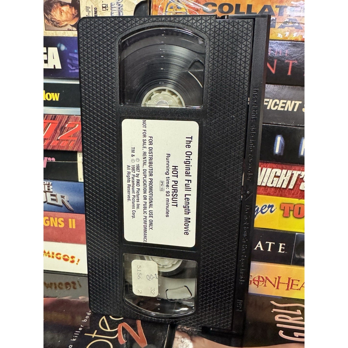 Hot Pursuit (VHS, 1987) John Cusack Comedy Promo Screener