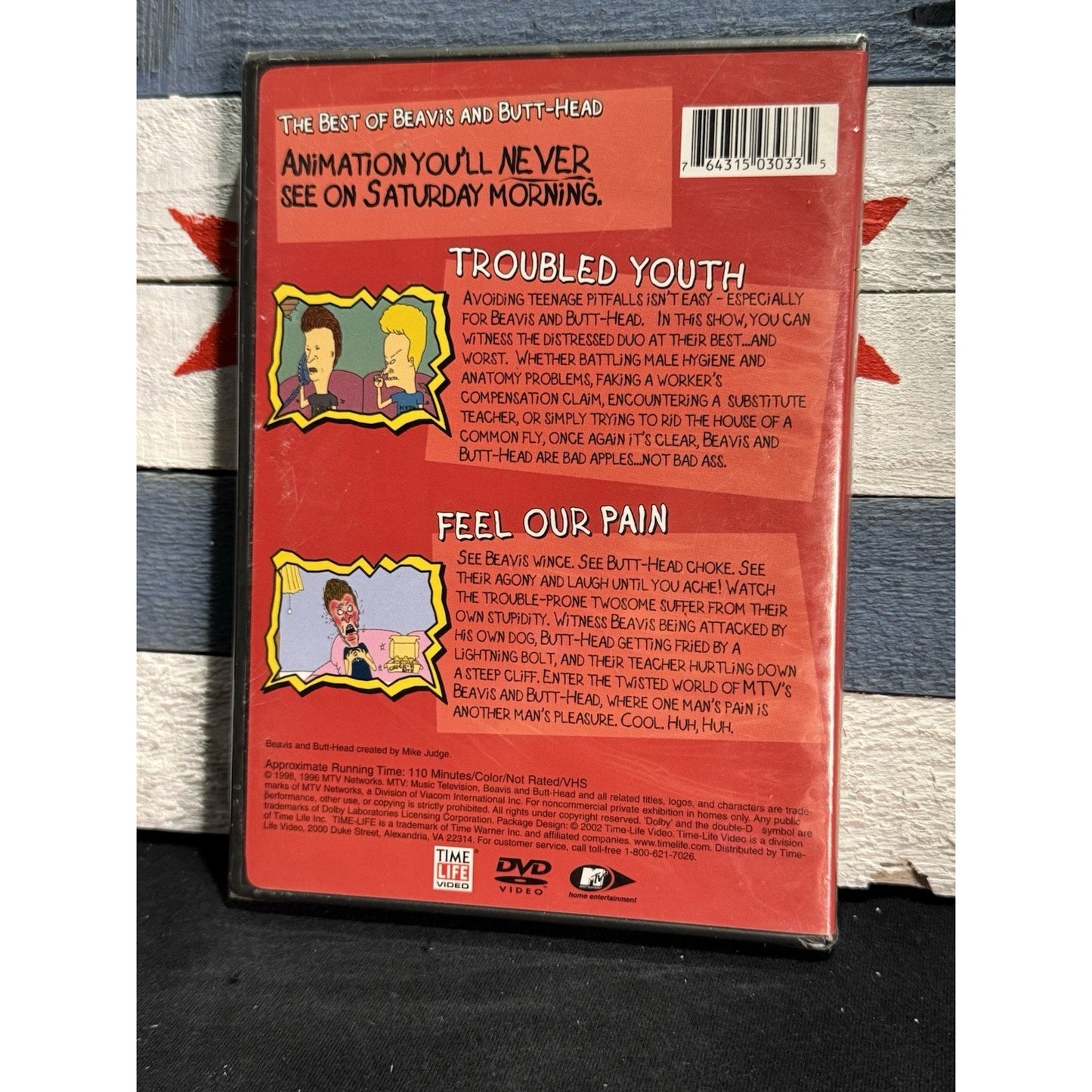 The Best Of Beavis And Butt-Head ~ Troubles Youth & Feel Our Pain - DVD Used