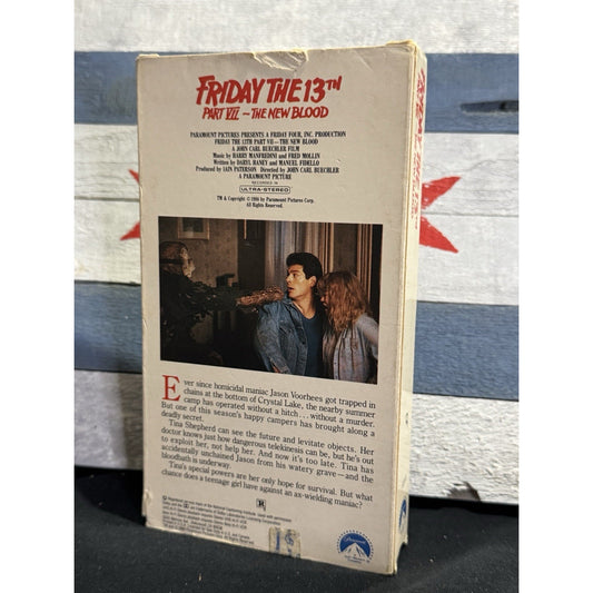 Friday The 13th Part VII 7 The New Blood - VHS Used