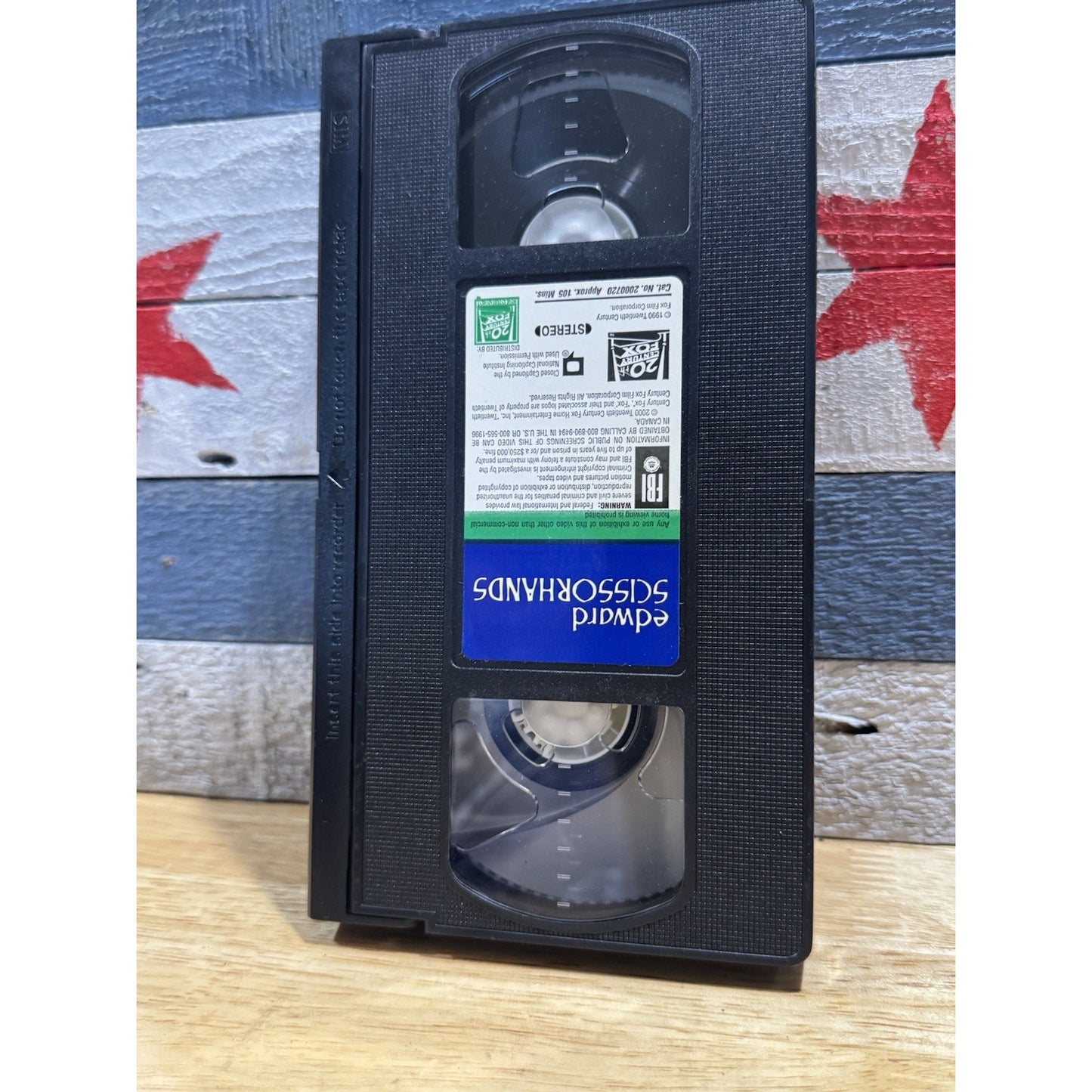 Edward Scissorhands VHS 10th Anniversary Edition - VHS Used