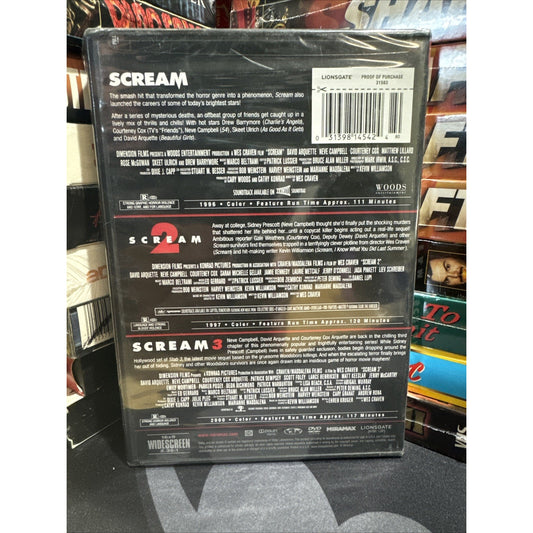 Scream / Scream 2 / Scream 3 (Triple Feature) - DVD