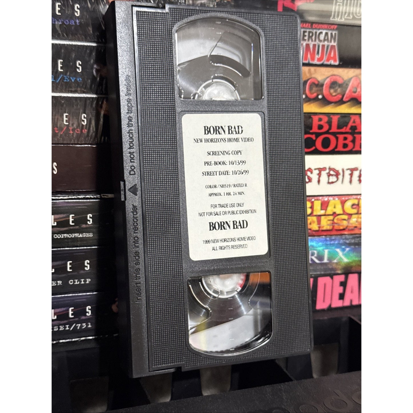 Born Bad Promo Screener - VHS Used