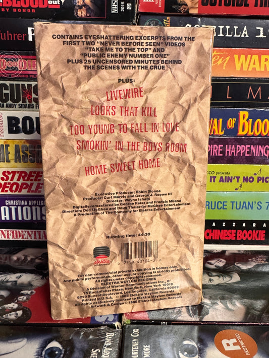 Mötley Crüe : Uncensored - VHS Used