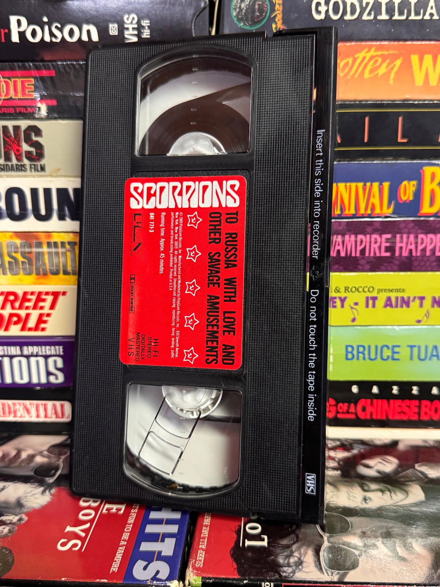 Scorpions : To Russia With Love and Other Savage Amusements - VHS Used