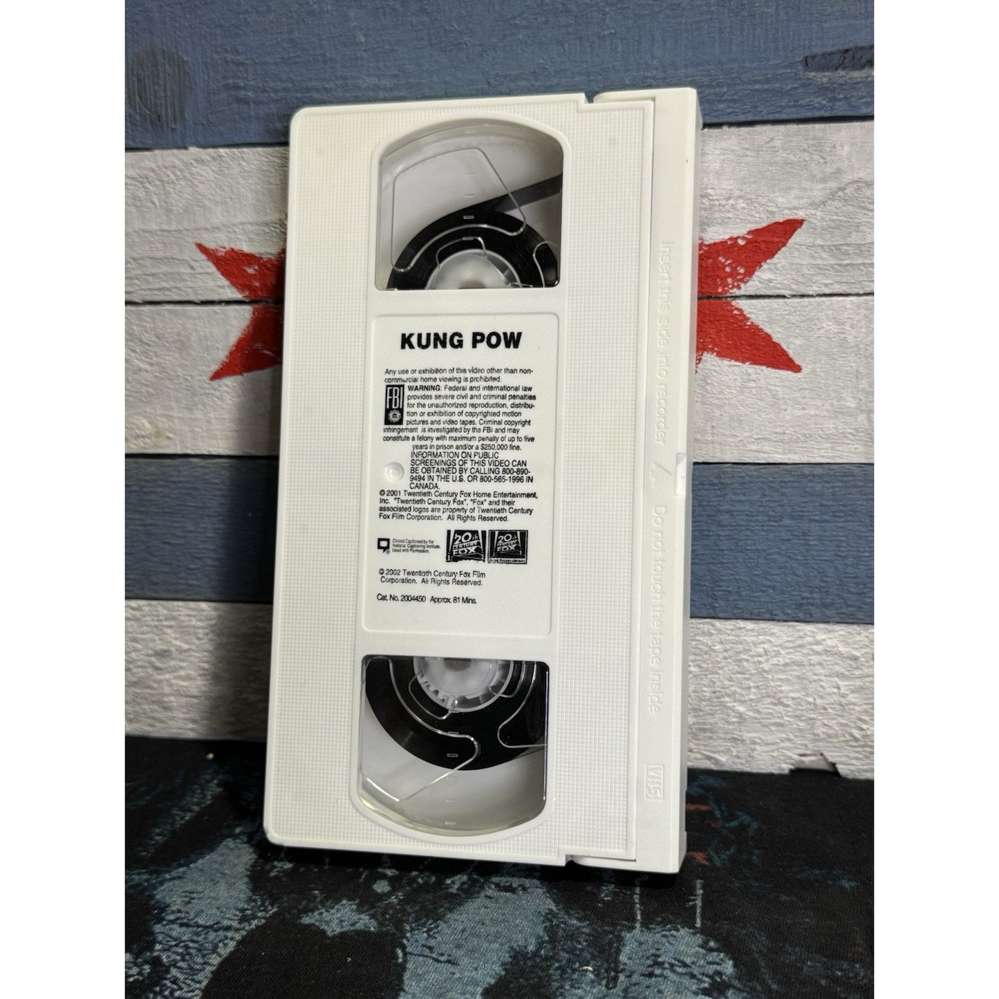 Kung Pow! Enter The Fist (White Tape) - VHS Used