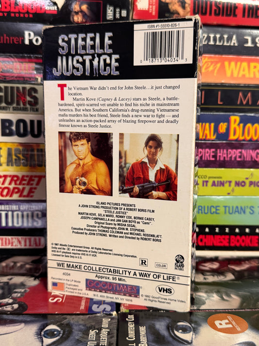 Steele Justice - VHS Used