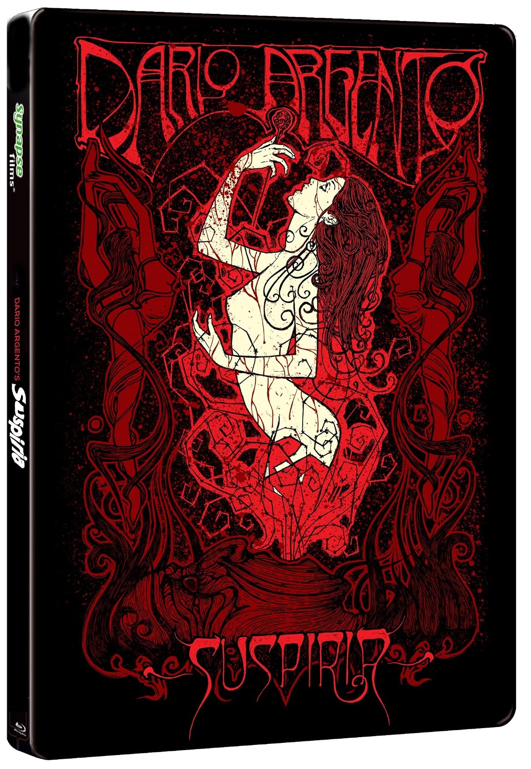 Suspiria 40th Anniversary 3-Disc Limited Edition SteelBook Edition Synapse Films - OOP