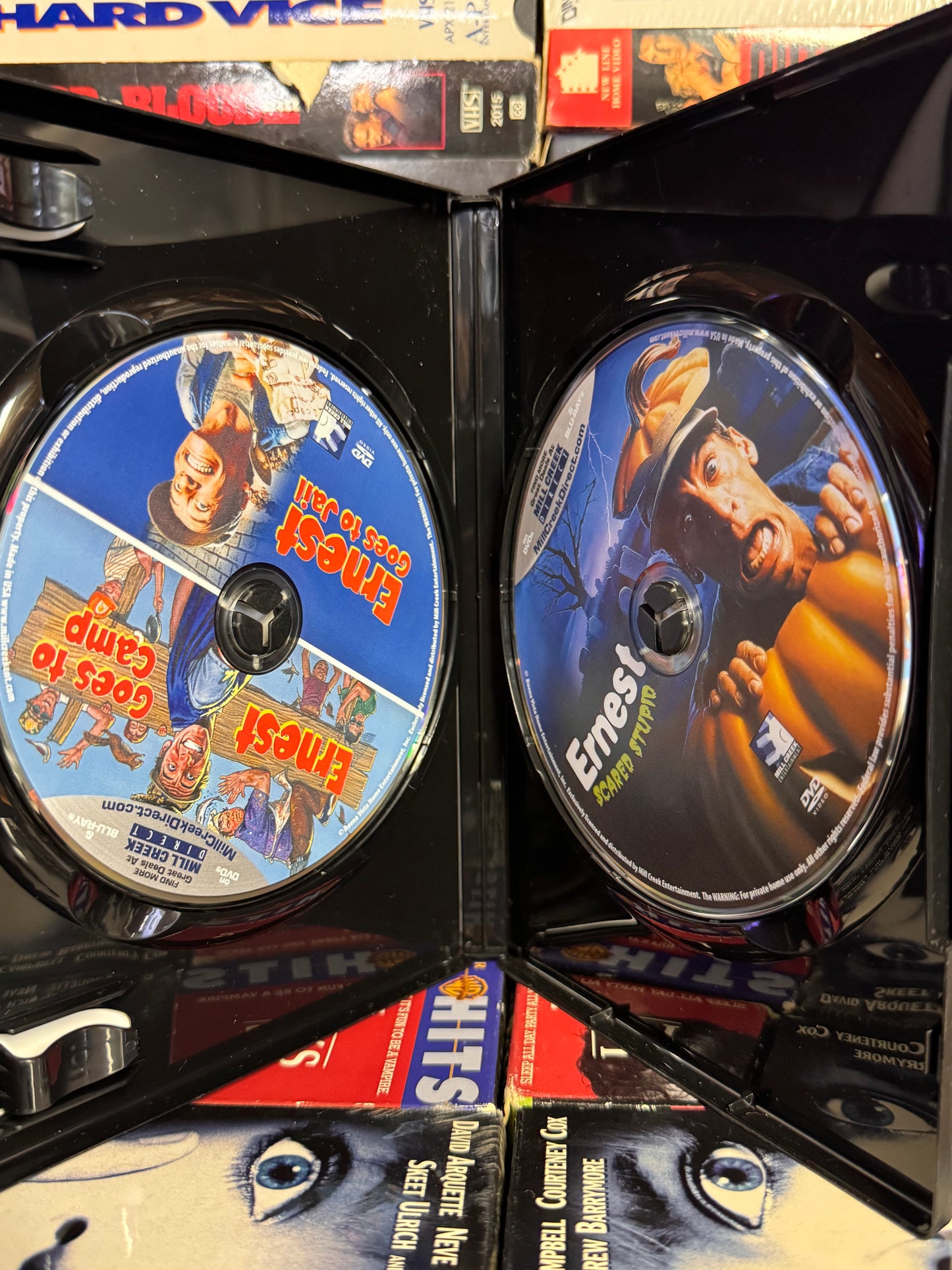 Ernest Triple Feature : Ernest Goes to Camp / Ernest Scared Stupid / Ernest Goes to Jail - DVD Used