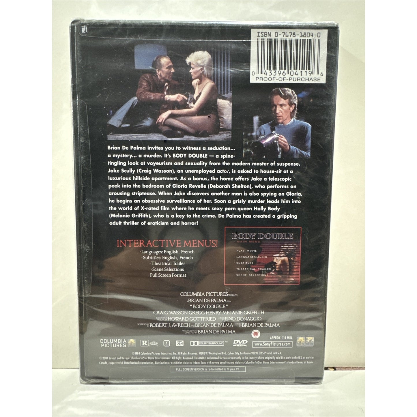 Body Double - DVD