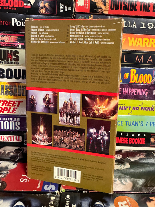 Scorpions : To Russia With Love and Other Savage Amusements - VHS Used