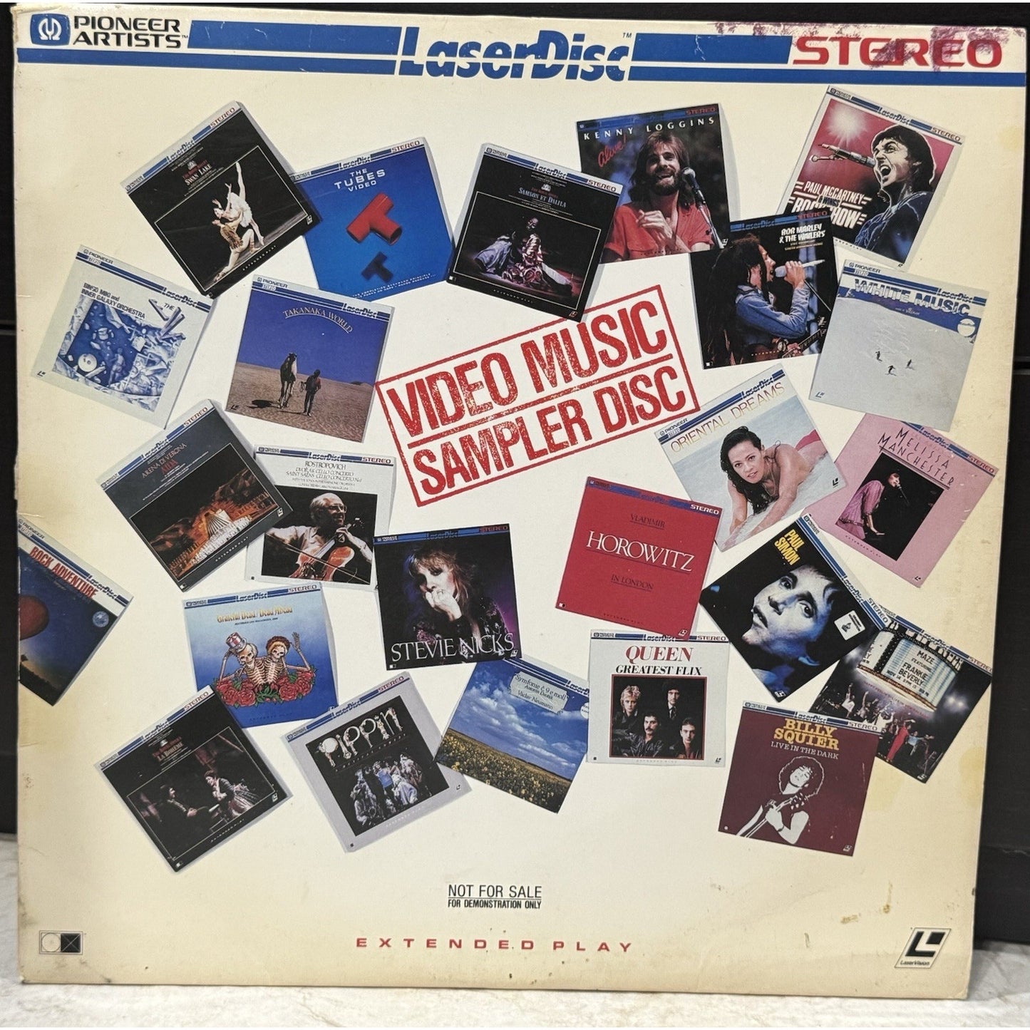 Video Music Sampler Disc - Laserdisc Used