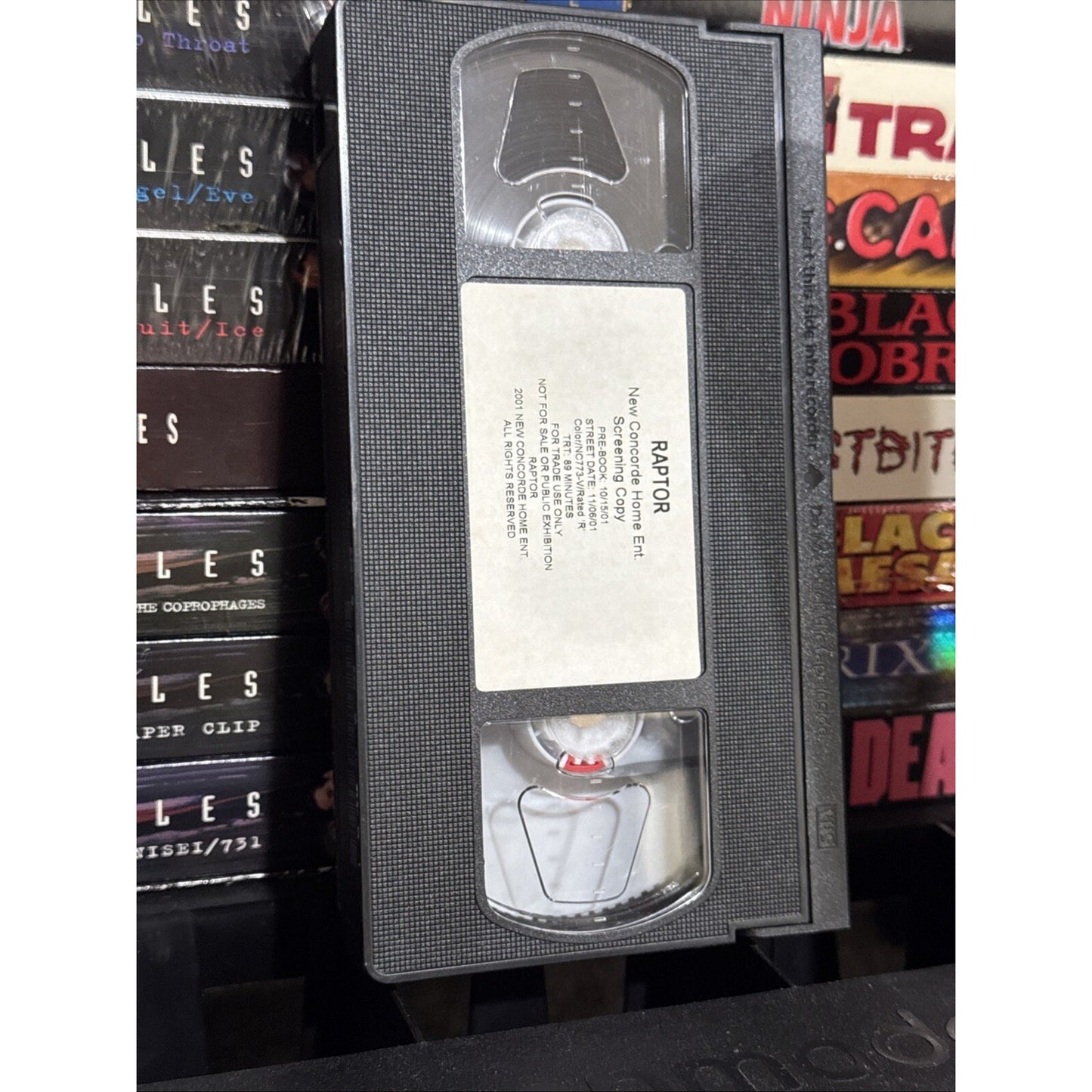 Raptor Promo Screener - VHS Used