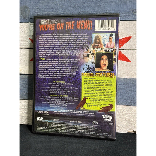 The Thirsty Dead/Swamp of the Ravens - Something Weird Video DVD Used