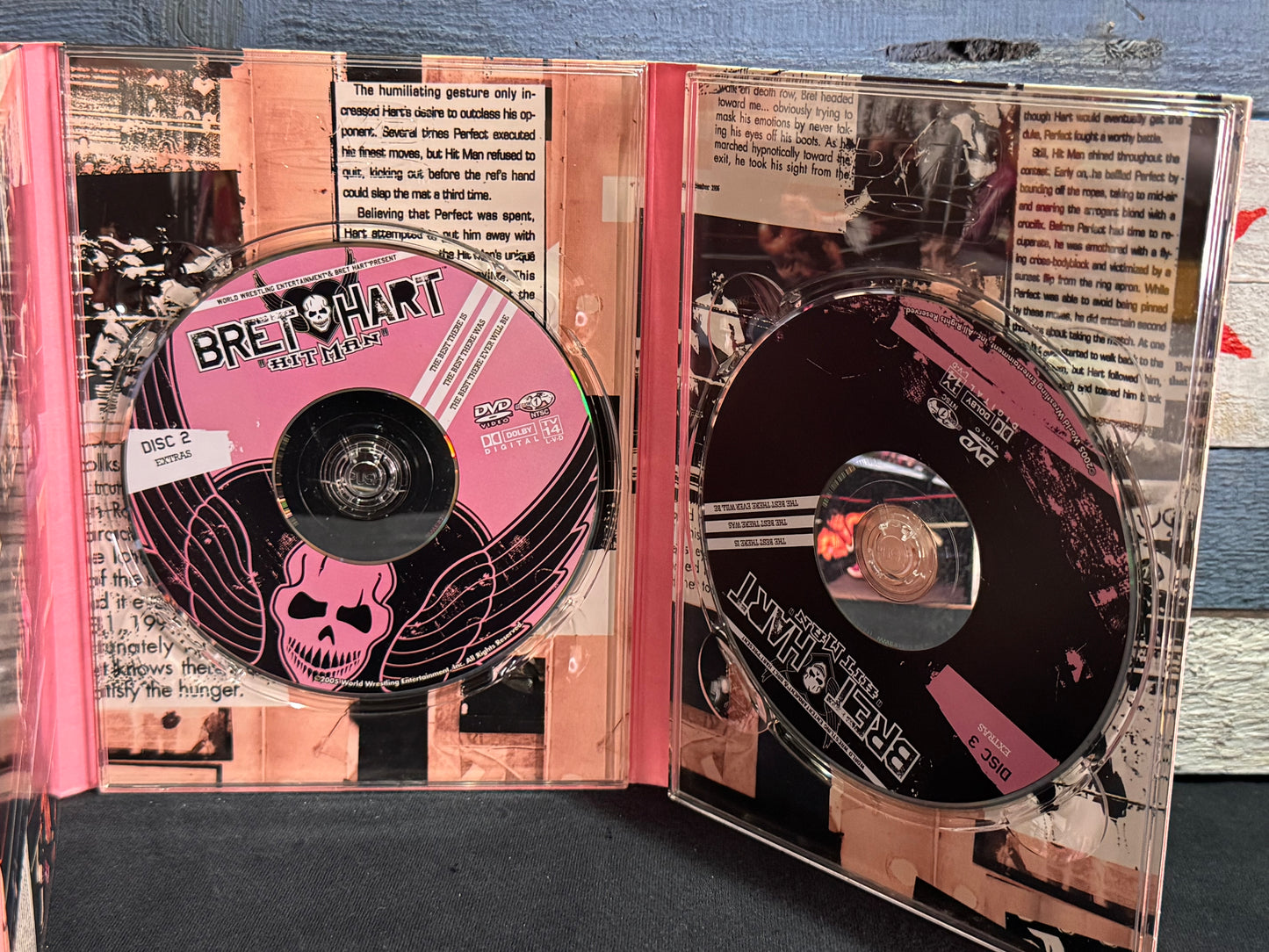 Bret “Hitman” Hart 3-Disc Set - DVD Used