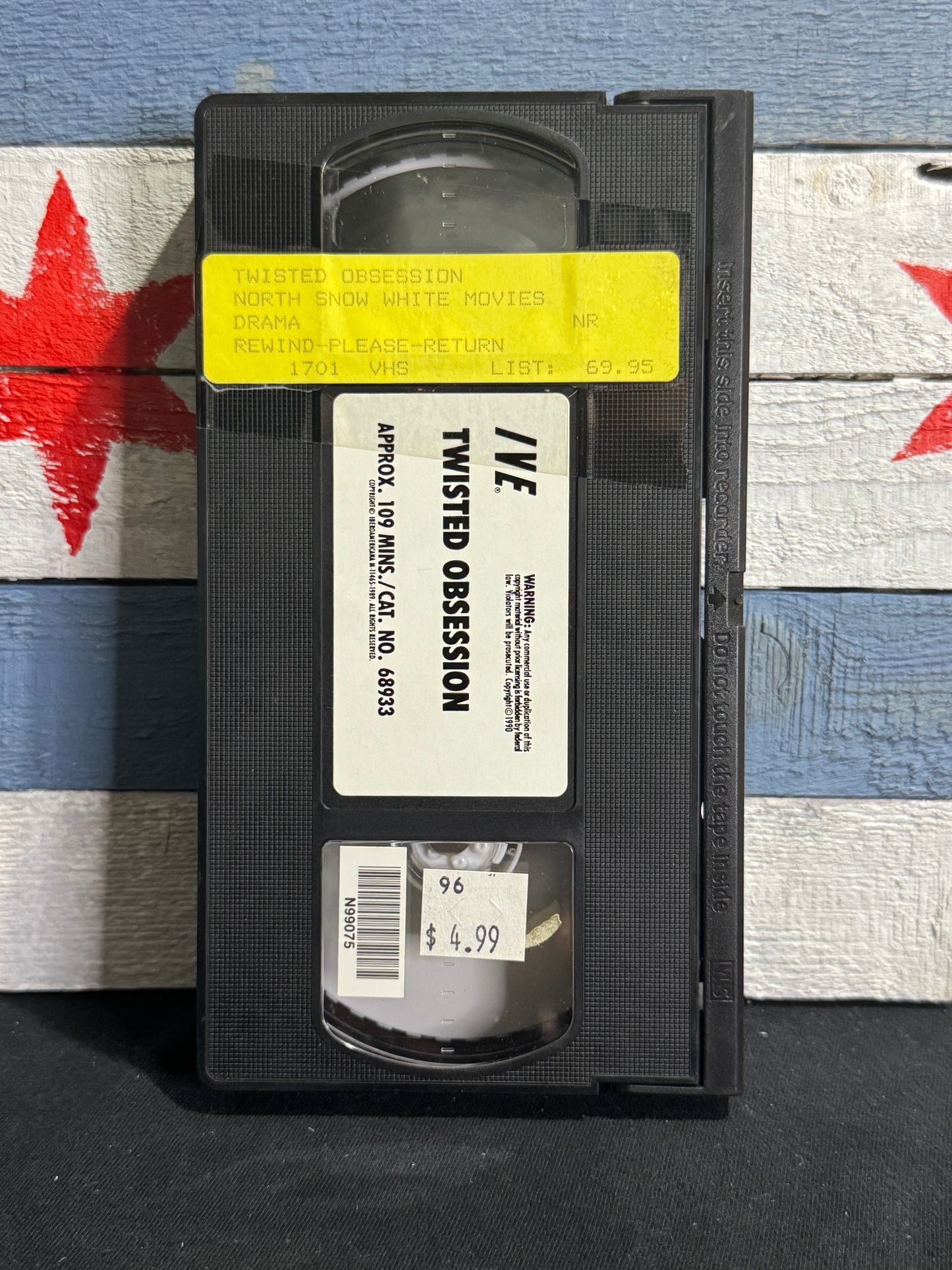 Twisted Obsession - VHS Used