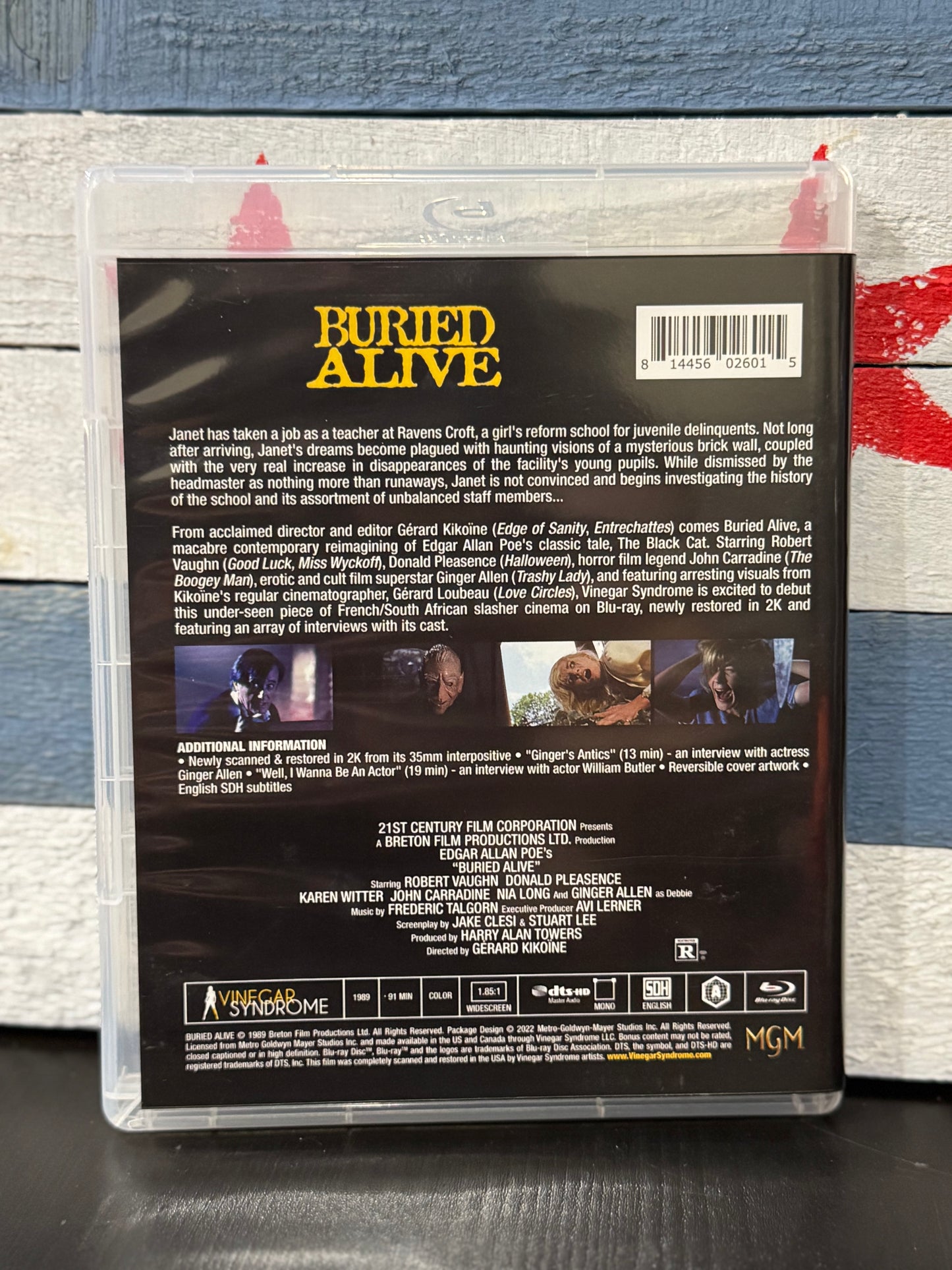 Buried Alive – Vinegar Syndrome Blu-ray Used