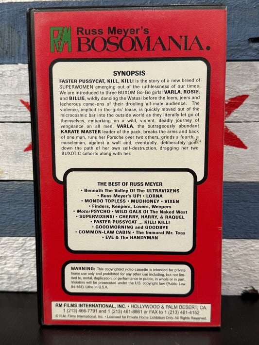 Russ Meyer’s Faster Pussycat! Kill! Kill! - RM Films Inc. VHS Used