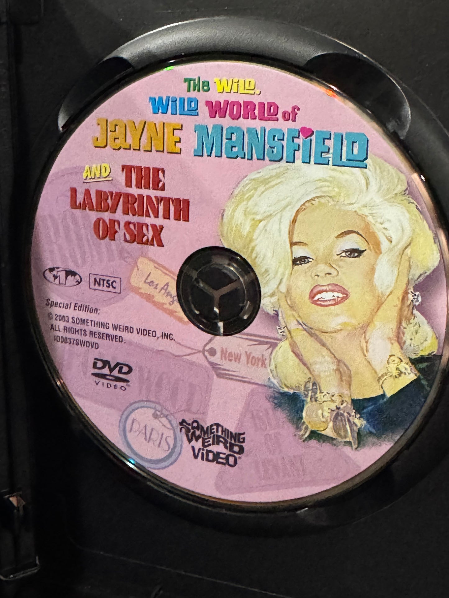 The Wild, Wild World of Jayne Mansfield / The Labyrinth of Sex - Something Weird Video DVD Used