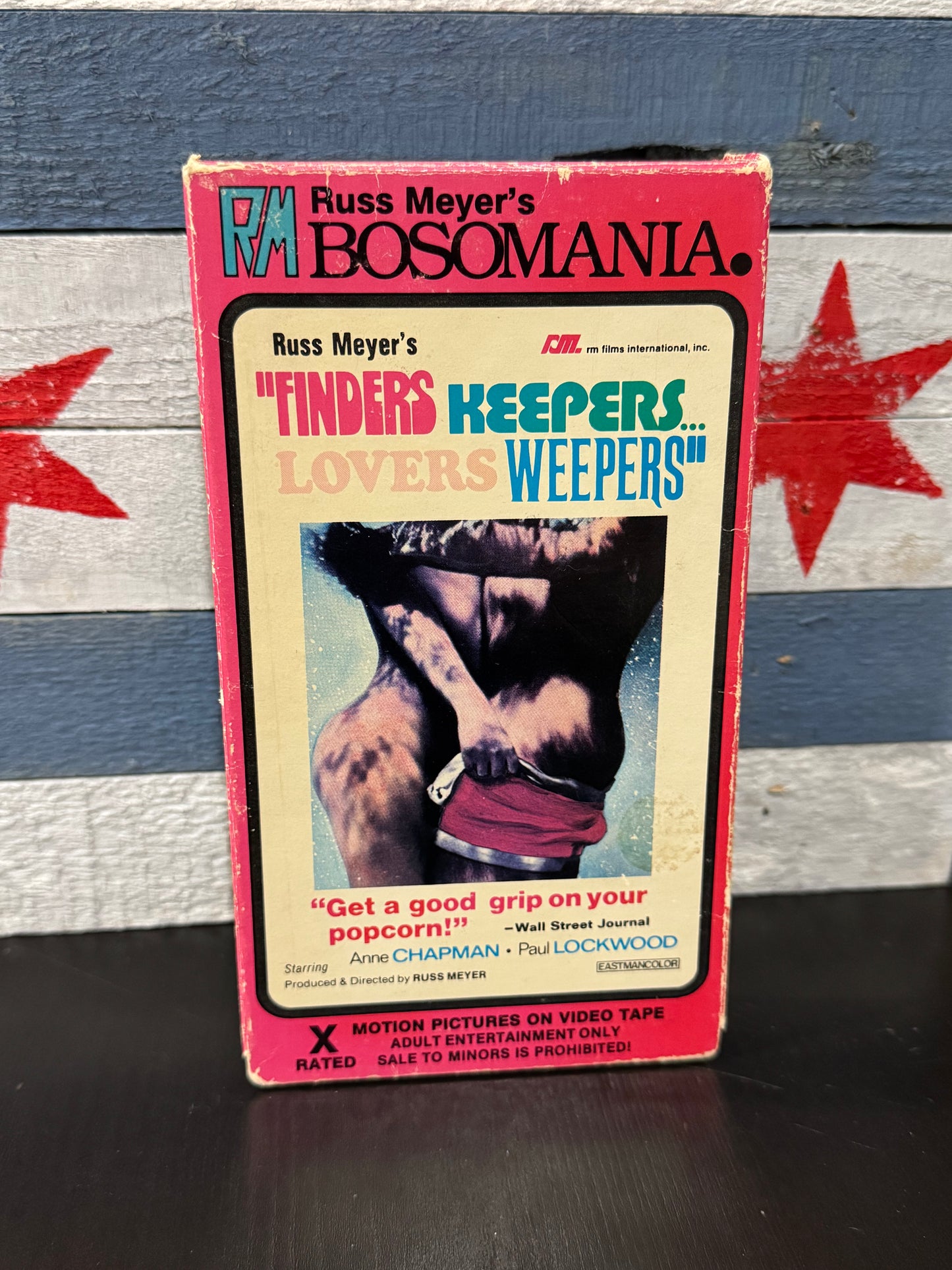 Russ Meyers Finders Keepers, Lovers Weepers - VHS RM Films Inc. Used