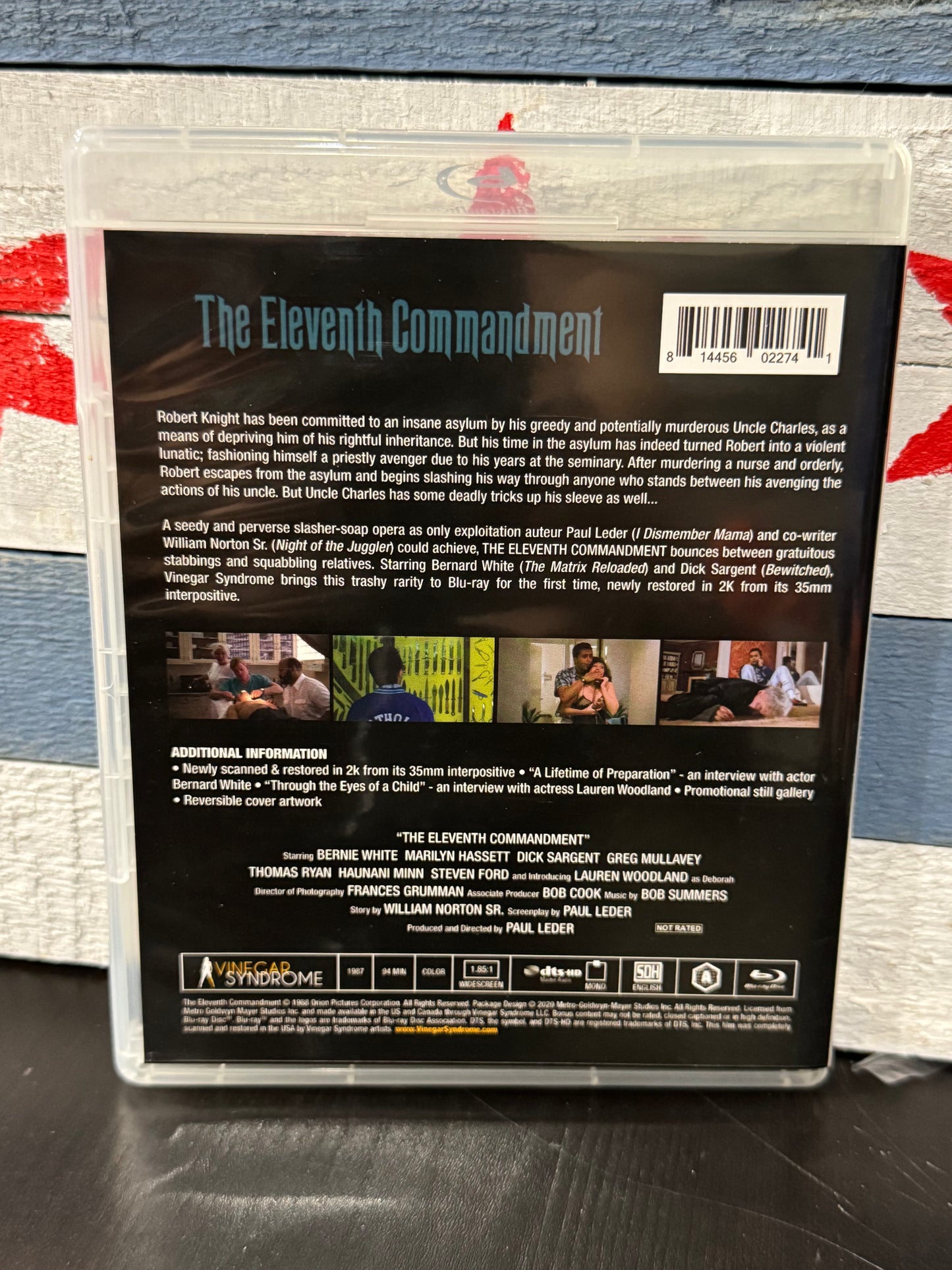 The Eleventh Commandment w/ Slipcover – Vinegar Syndrome Blu-ray Used