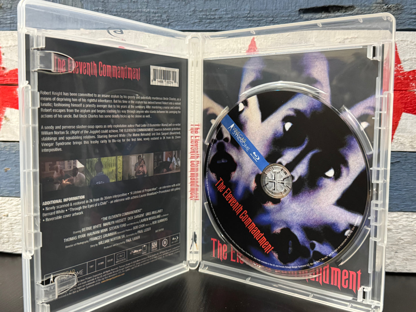 The Eleventh Commandment w/ Slipcover – Vinegar Syndrome Blu-ray Used