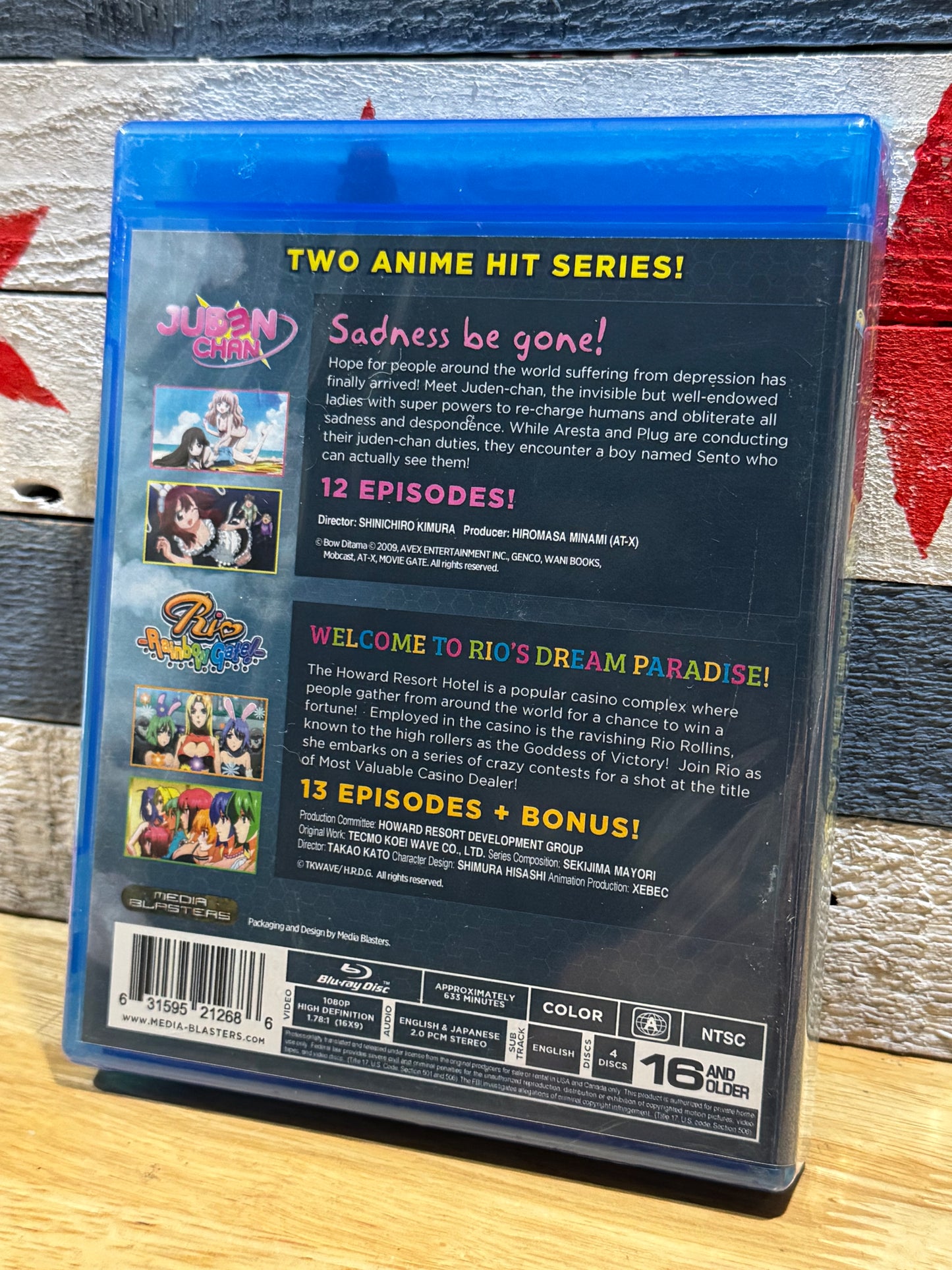 Atomic Anime Blast #1: Juden Chan/ Rio Rainbow Gate - Blu Ray