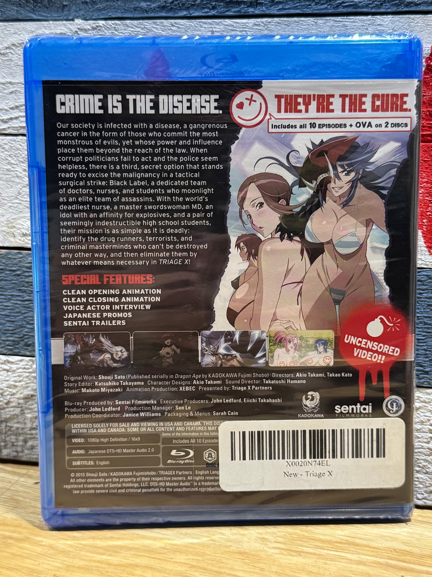 Triage X: Complete Anime TV Series Collection - Blu-ray