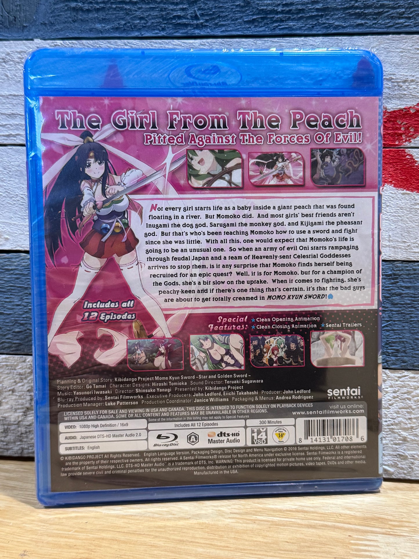 Momokyun Sword: Complete Collection – Sentai Filmworks Blu-ray
