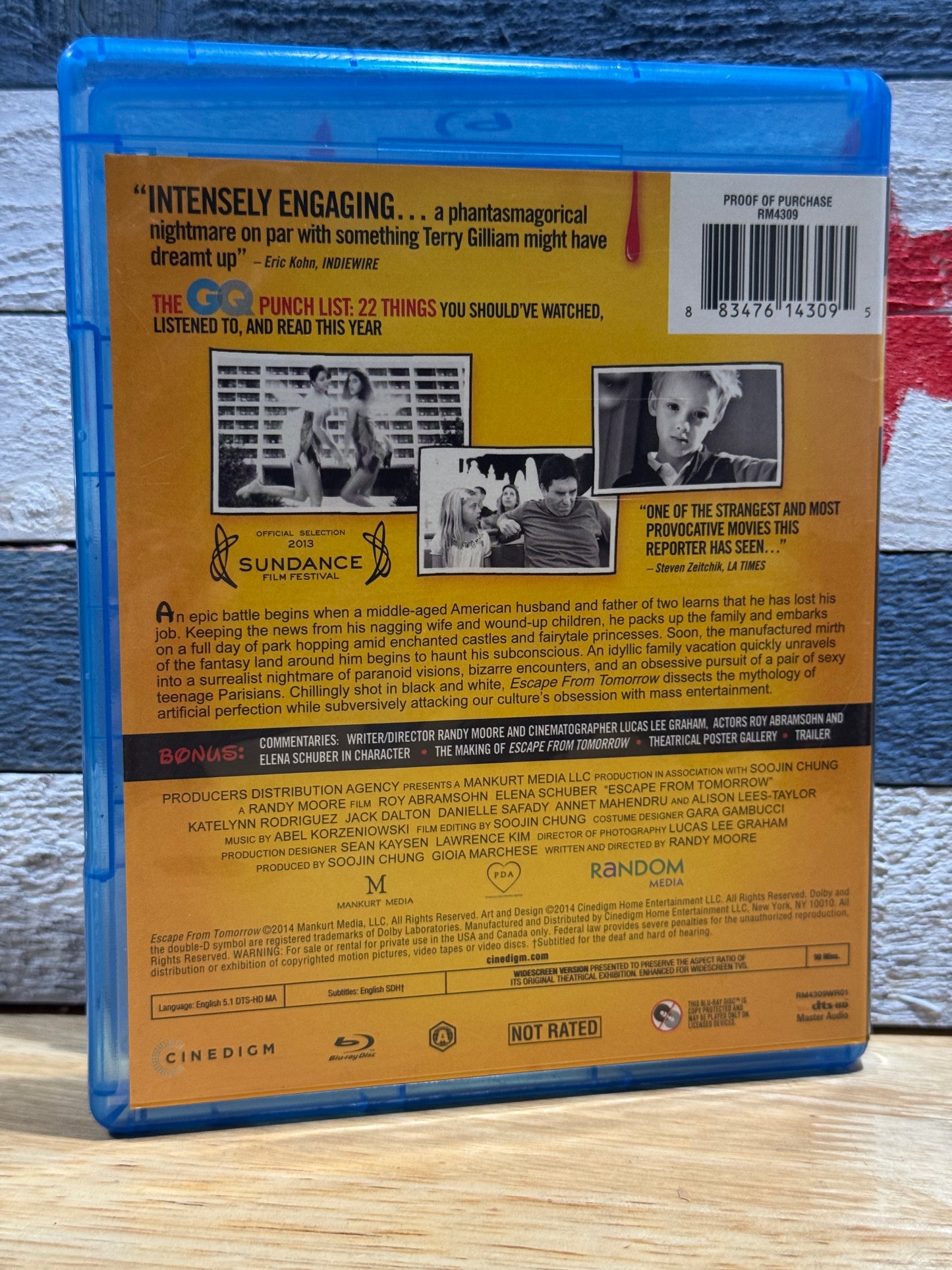 Escape From Tomorrow - Blu-ray Used