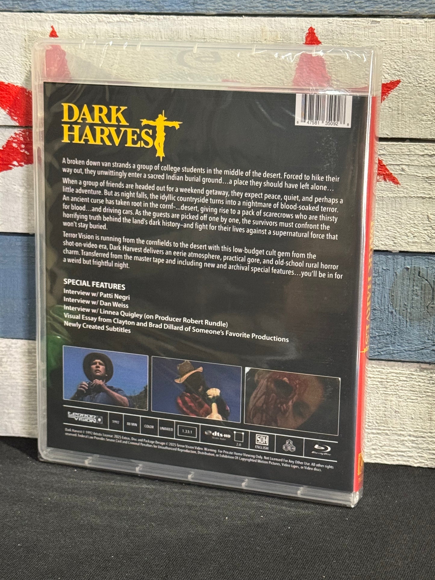 Dark Harvest (Limited Slipcover) Terror Vision - Blu-Ray
