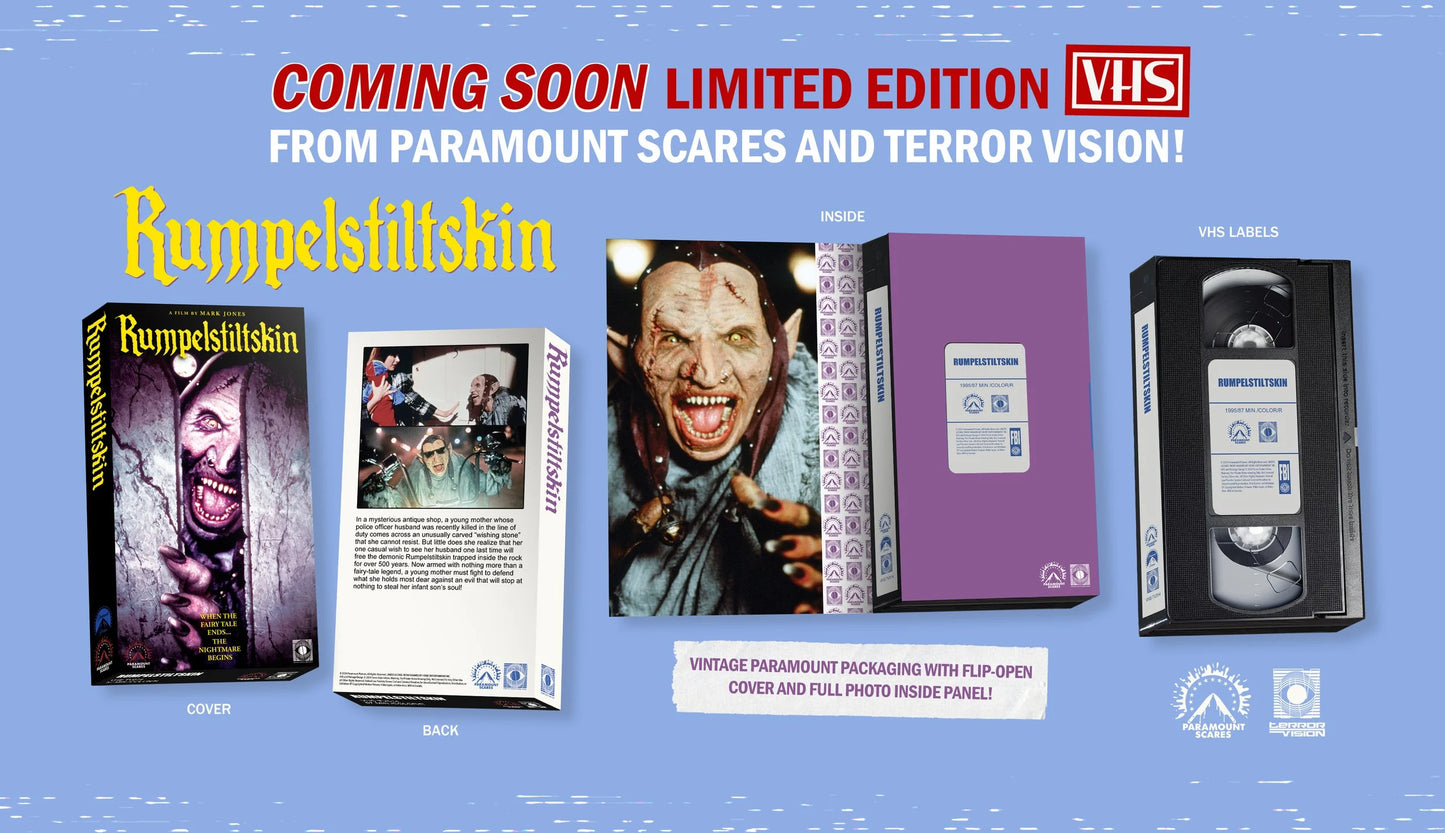 Rumpelstiltskin (1995) - Limited Edition Paramount Scares Terror Vision VHS