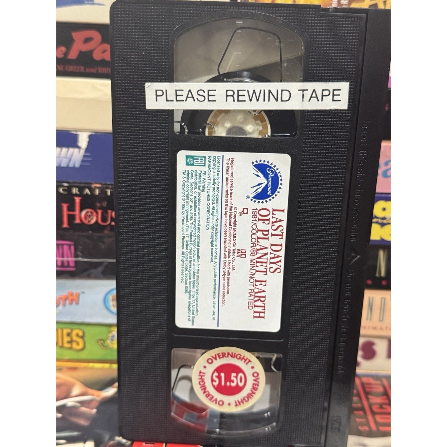 Last Days of Planet Earth - VHS Used